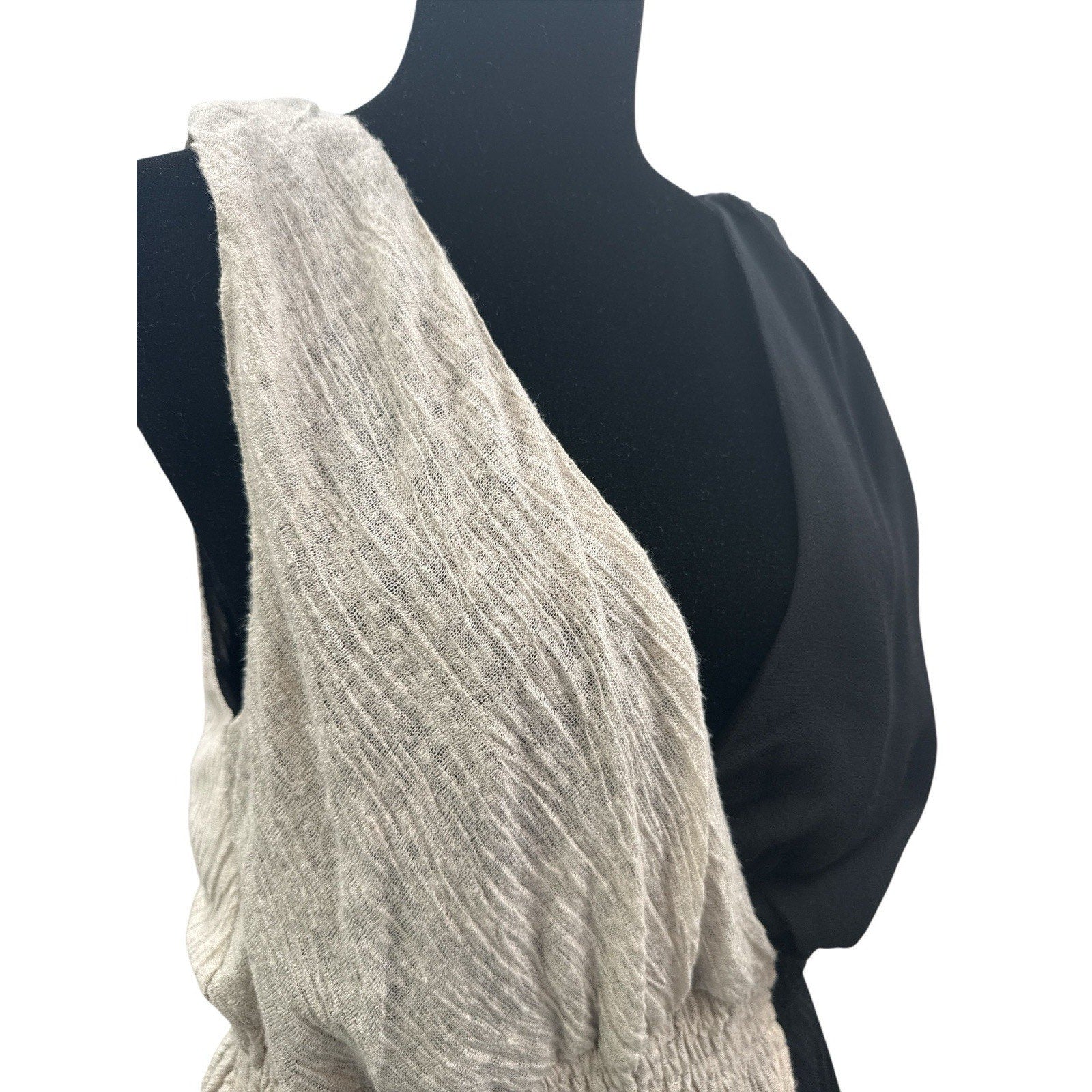 Maeve Anthropologie SZ Sm Women's Black And Cream Ivory Sundress Girly