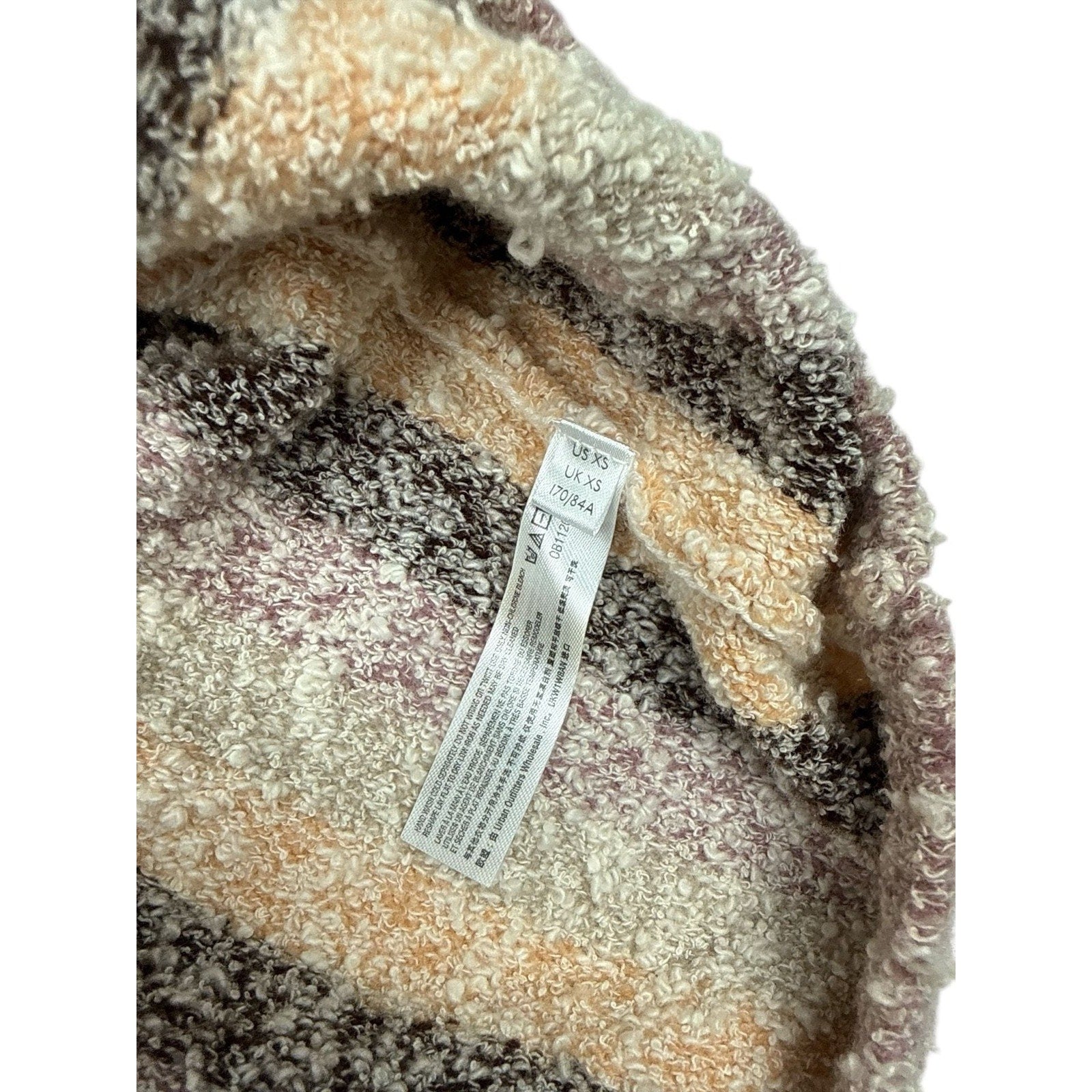 Free People FP Beach Baja Striped Tunic Mini Dress Cover Up size XS