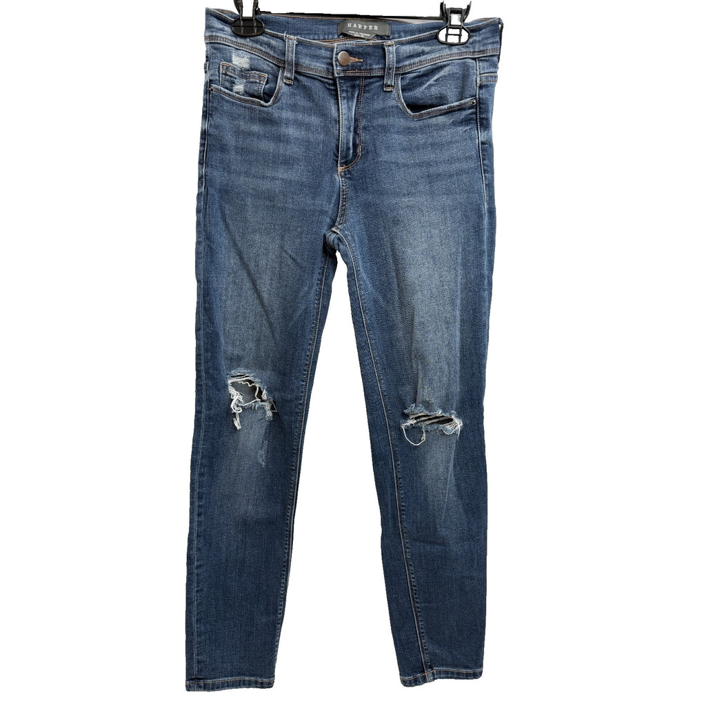 Womens Harper Distressed Skinny Jeans Size 28