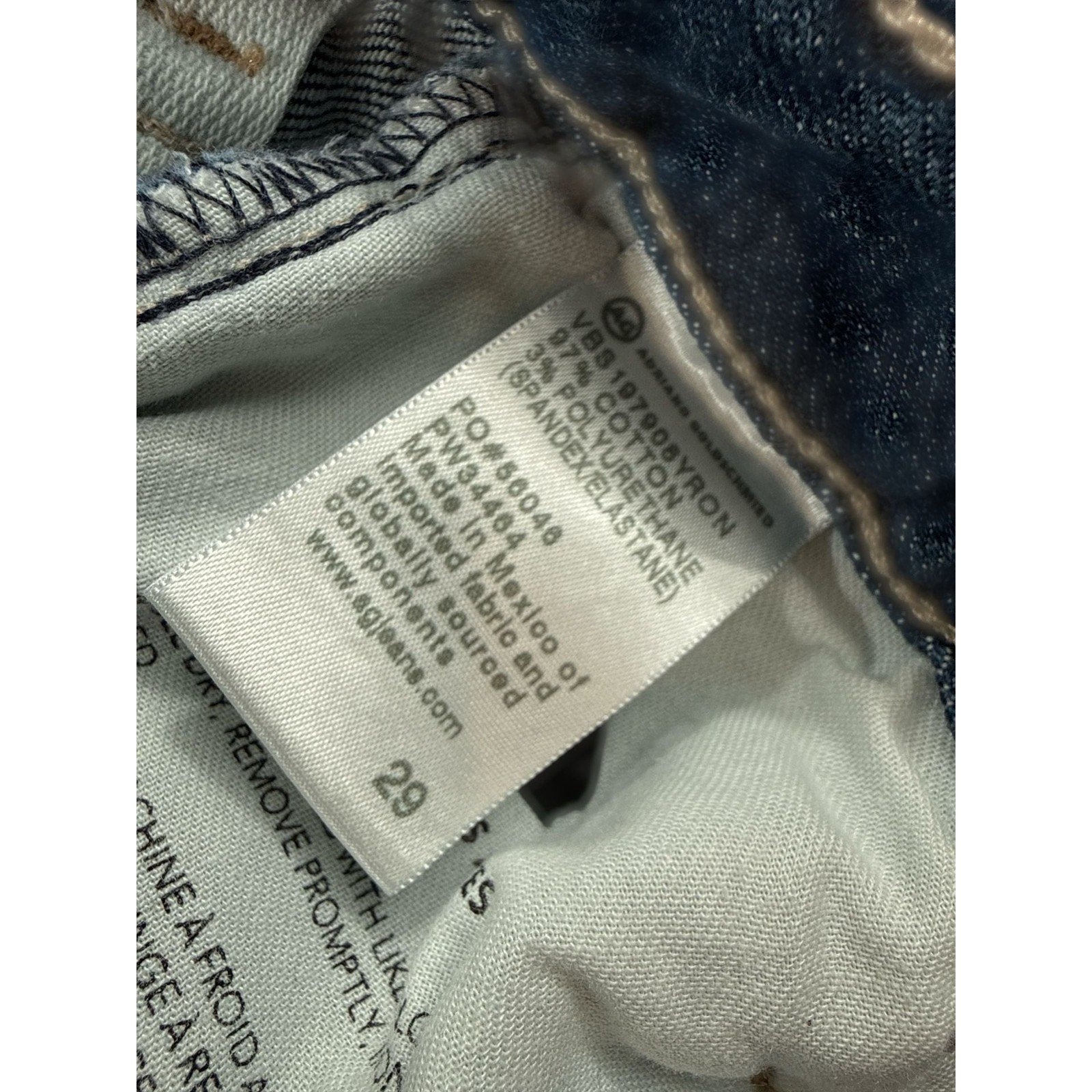 AG Alexxis Straight High-Rise Vintage Fit Jeans size 29