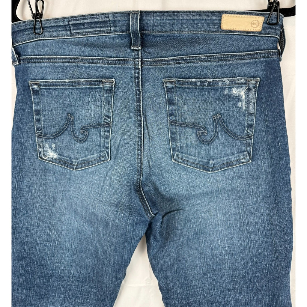 AG Adriano Goldschmied The Prima Mid Rise Cigarette Leg Stretch Jeans Womens 28R