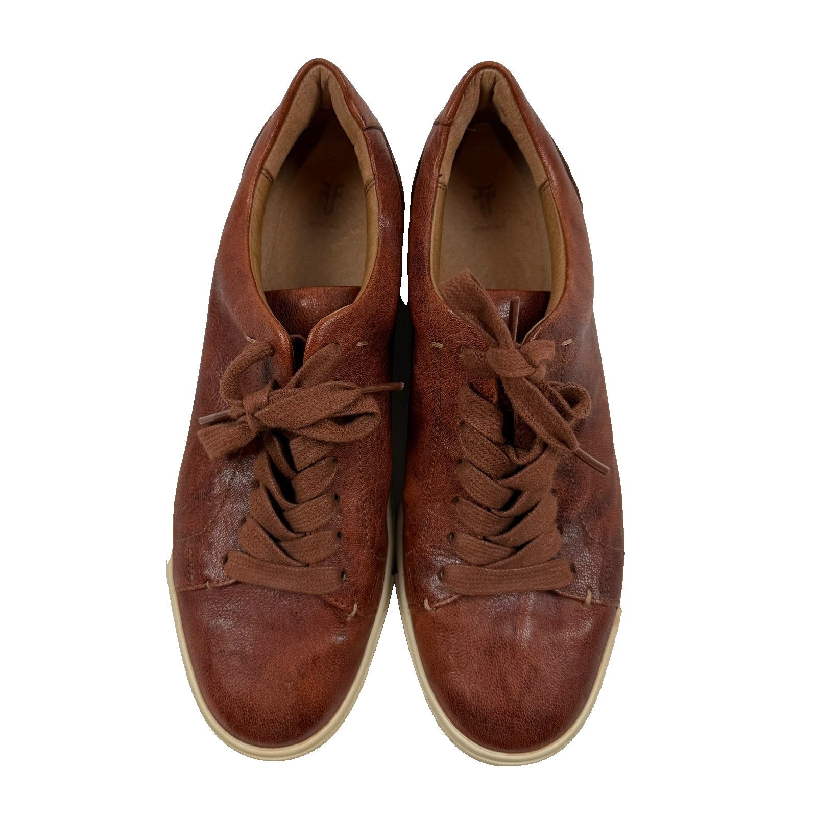Frye Ivy Low Lace Sneaker in Cognac Women’s 6.5