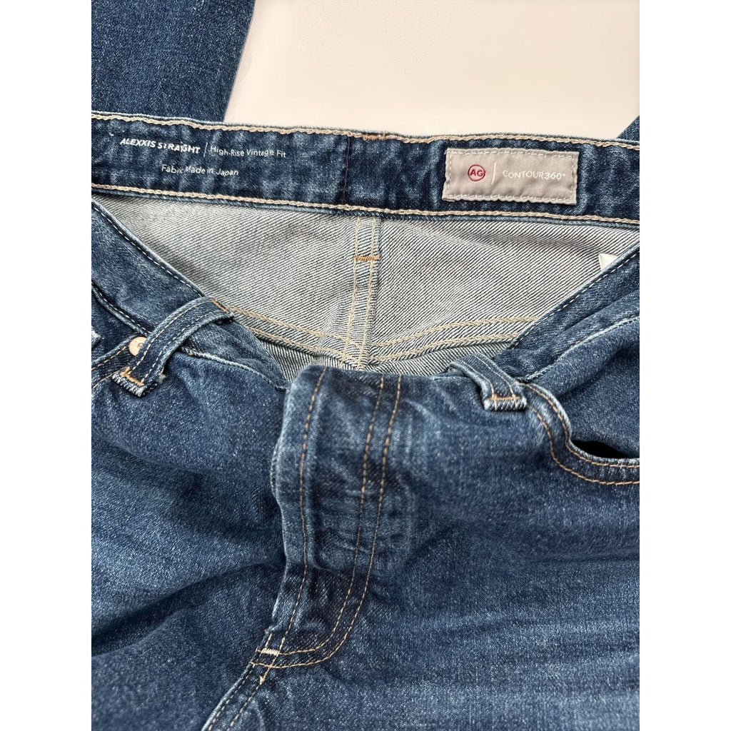 AG Alexxis Straight High-Rise Vintage Fit Jeans size 29