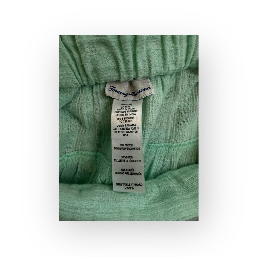 Tommy Bahama Women's Mykonos Gauze Shift Dress Green NWT Cotton Size XSmall