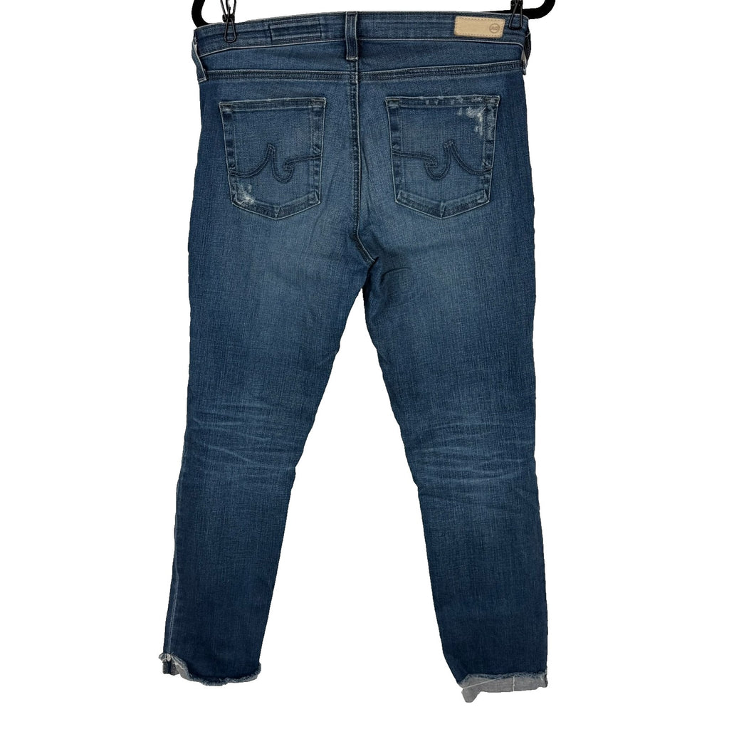 AG Adriano Goldschmied The Prima Mid Rise Cigarette Leg Stretch Jeans Womens 28R