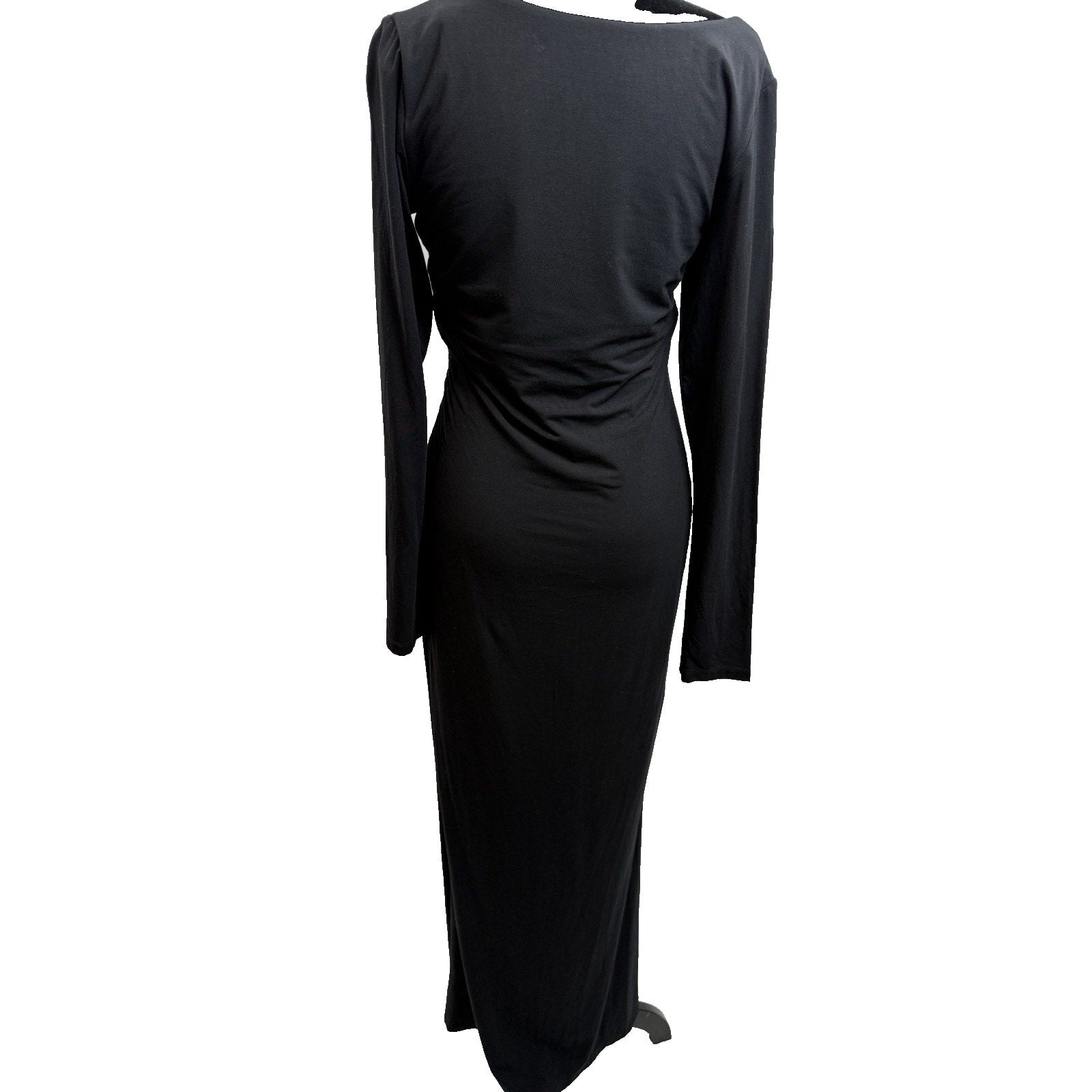 Womens SHAPELLX Maxi Dress Black Size L NWTs