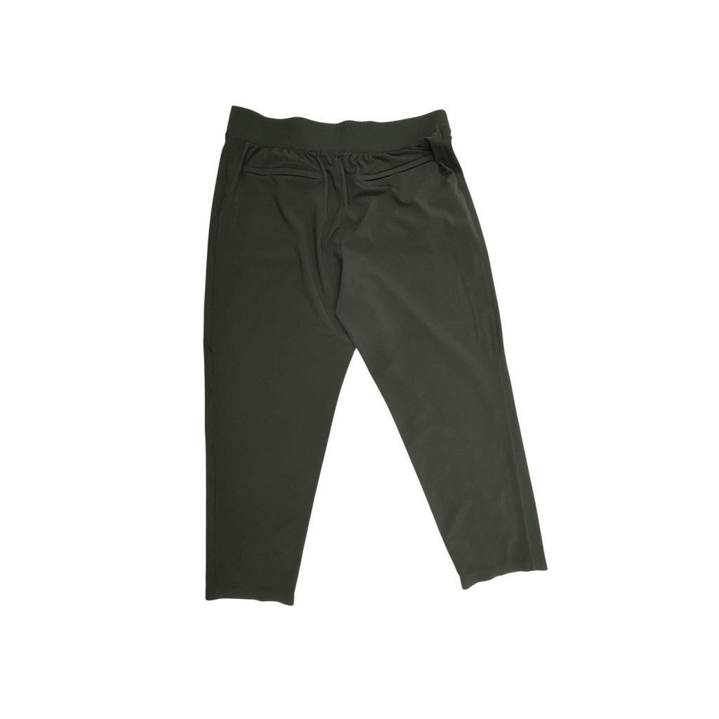 Athleta Brooklyn Ankle Pant Black Size 12 Mid-Rise Pull-On Travel Pants