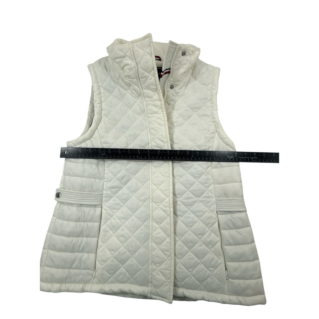 Tommy Hilfiger Women Puffer Vest Zip Front & Pockets Size M