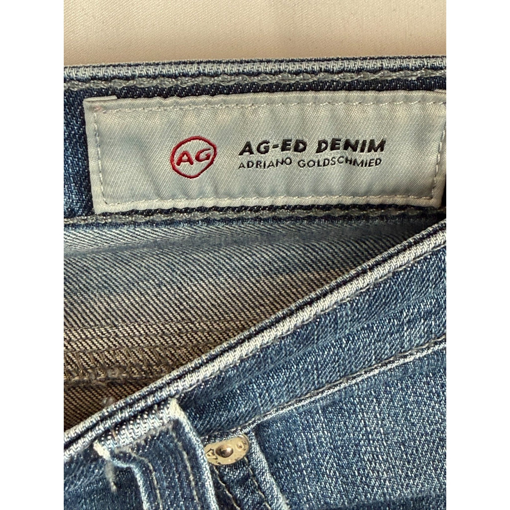 AG Adriano Goldschmied The Prima Mid Rise Cigarette Leg Stretch Jeans Womens 28R