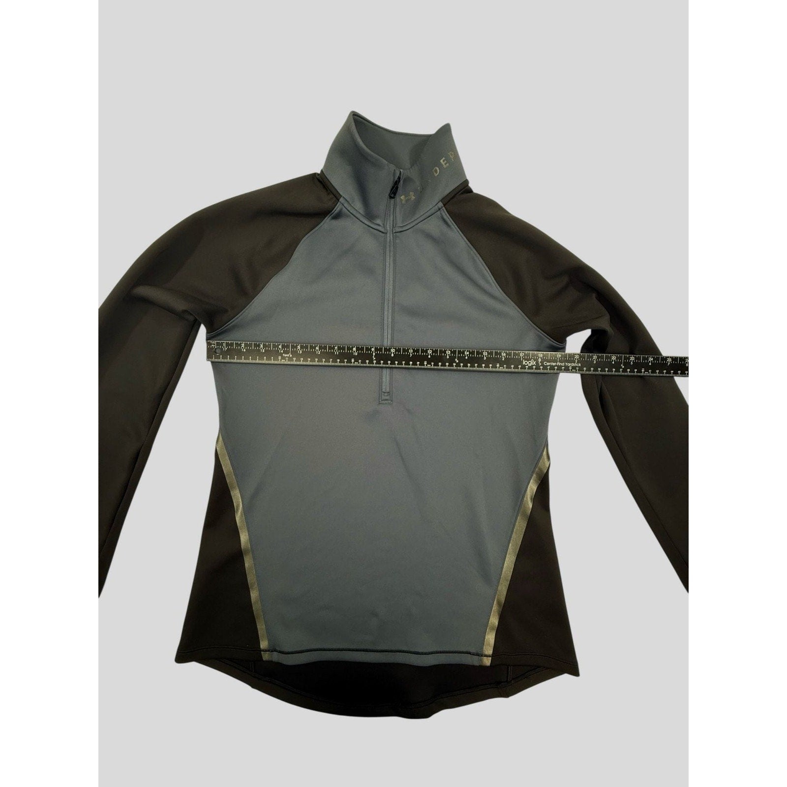 Under Armour Women's ColdGear Armour Colorblock 1/2 Zip Pullover Top size L