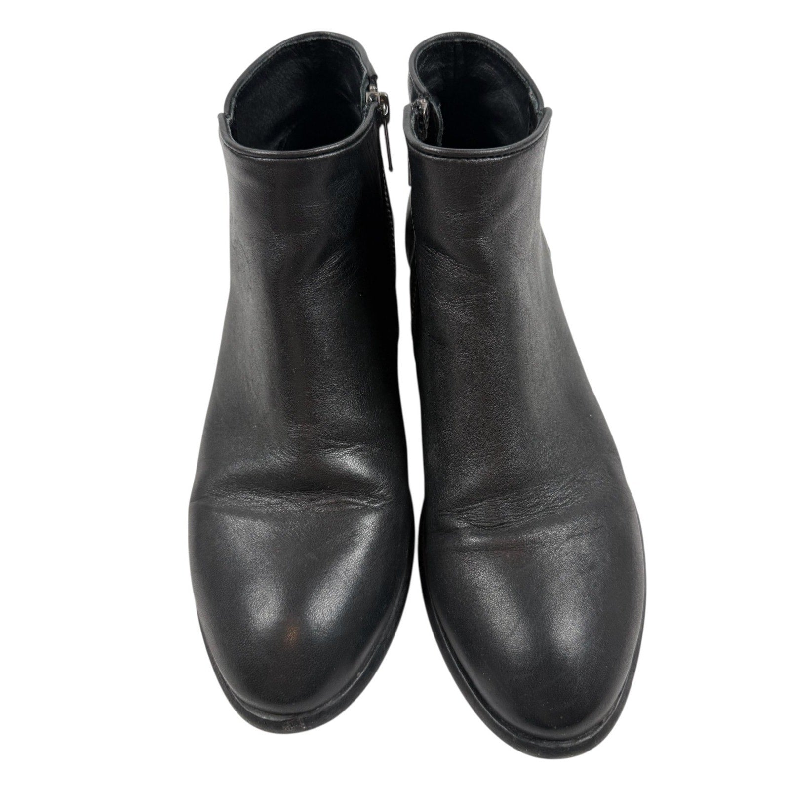 FRYE Carson Piping Bootie Black Leather Ankle Boots Size 7.5 Women’s