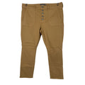 Torrid Cropped Mustard Tan Button-Fly Pants. Size 10