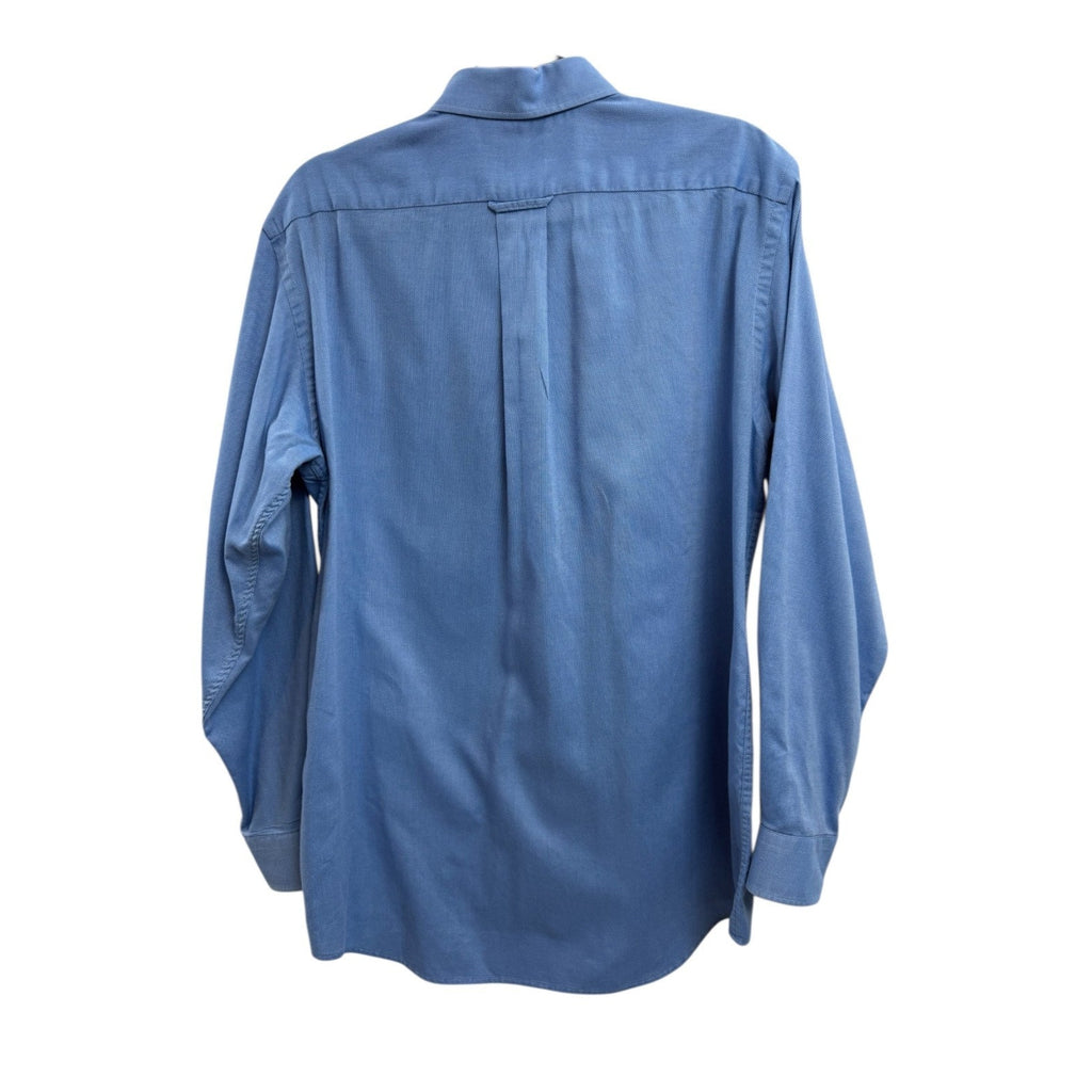 Lacoste Men's Long Sleeve Button Down Regular Fit Shirt Blue Size 39