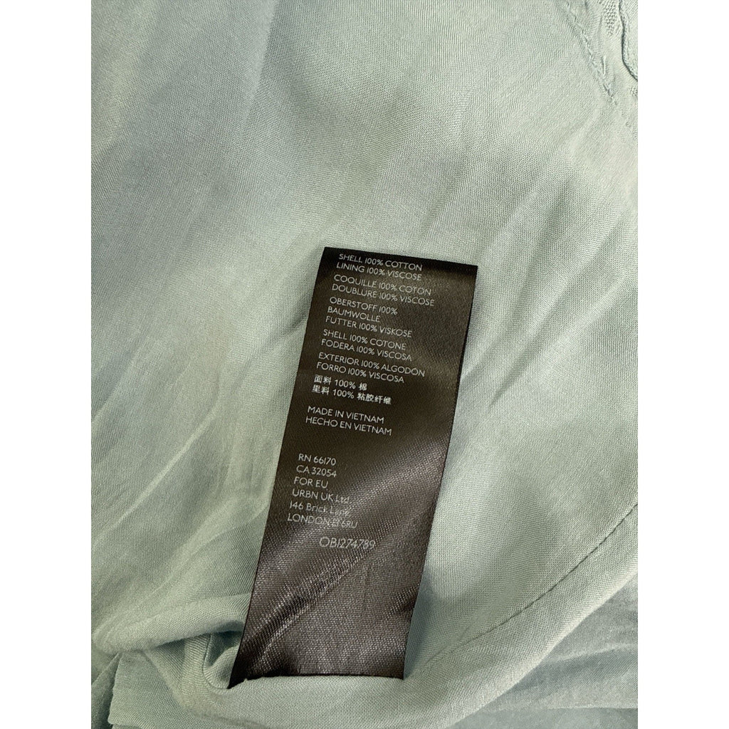 Maeve Anthropologie Womens Juliet Babydoll Tunic Dress Size M Boho Peasant Blue