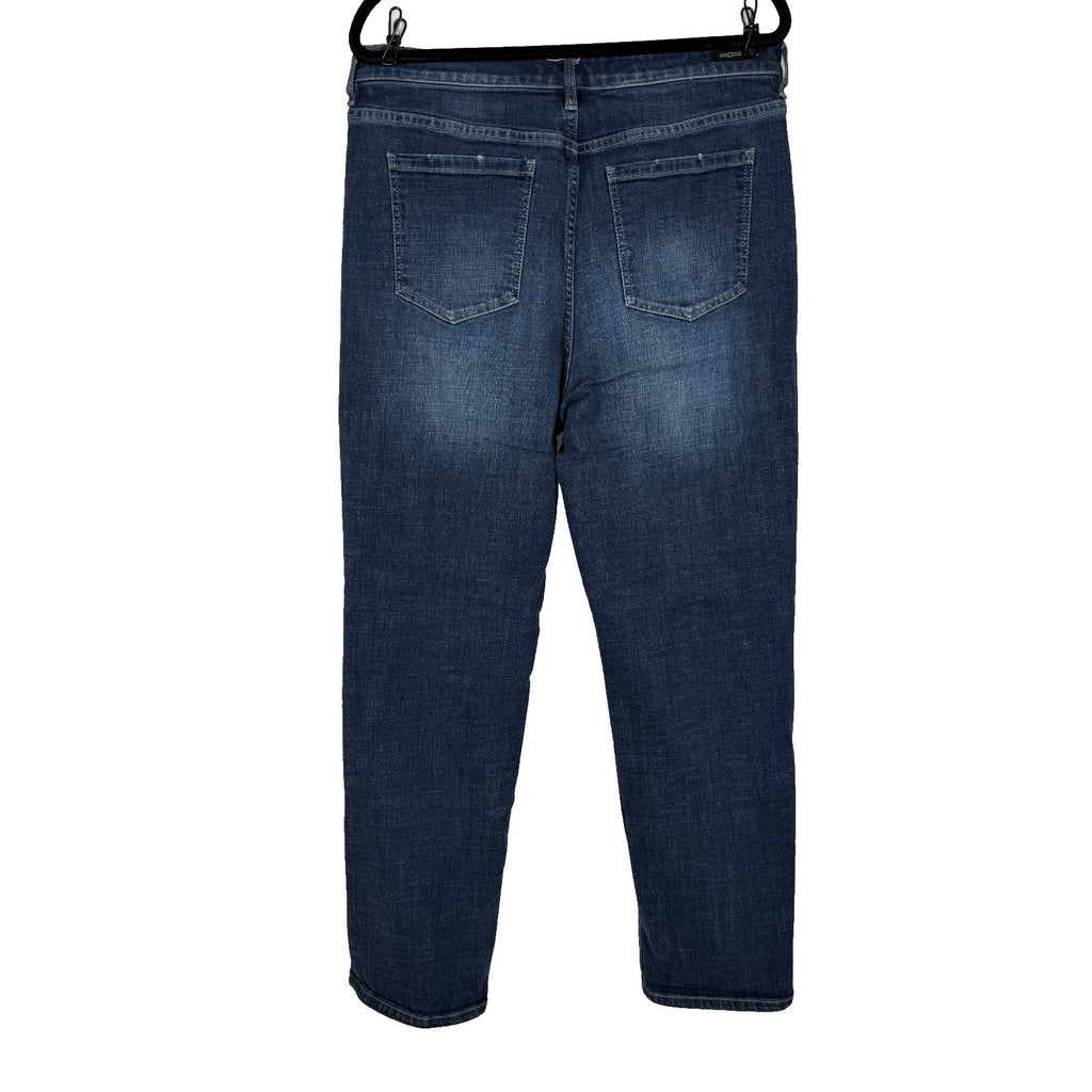 LIVERPOOL The High-Rise Straight Leg Jeans Blue Denim Size 14/32