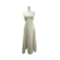 Abercrombie & Fitch White Linen Blend Sleeveless Maxi Dress Sz S