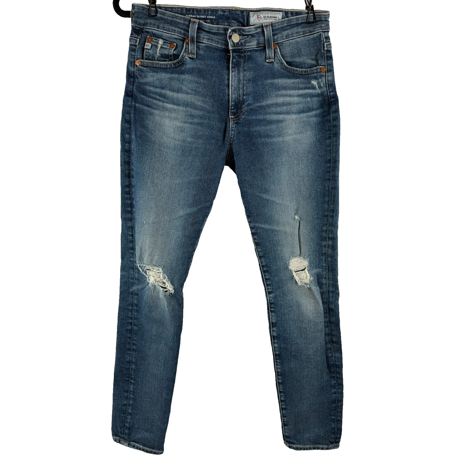 AG Adriano Goldschmied The Farrah Skinny Ankle Jeans Women's Size 28r