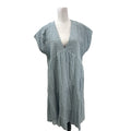 Maeve Anthropologie Womens Juliet Babydoll Tunic Dress Size M Boho Peasant Blue