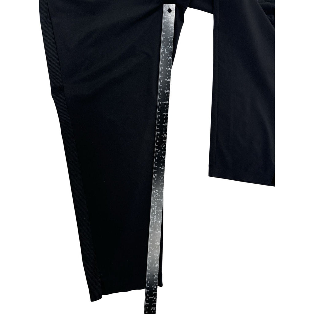 Athleta Brooklyn Ankle Pant Black Size 12 Mid-Rise Pull-On Travel Pants