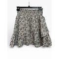 Altar’d State Black Ivory Smocked Floral Skirt M