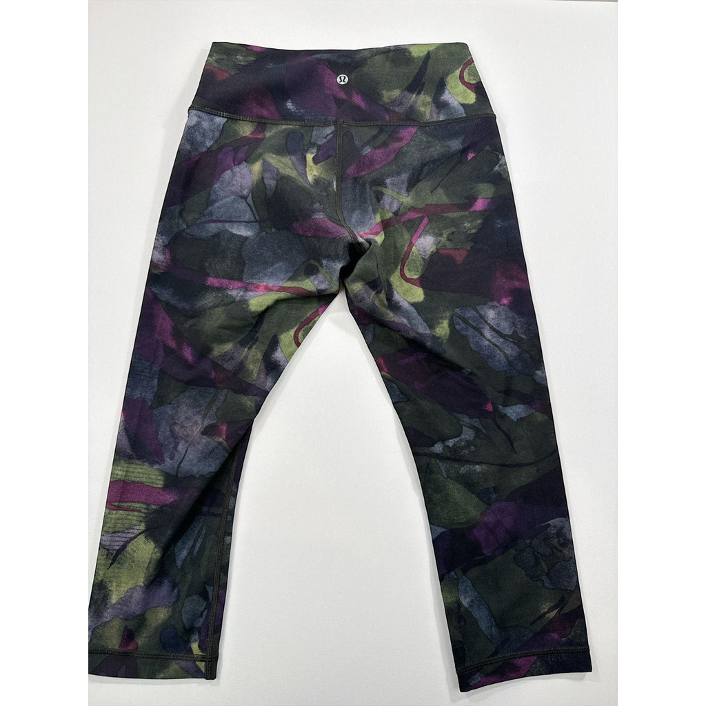 Lululemon Wunder Under High-Rise Tight Leggings Aura Dark Chrome Sz 8