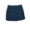 Orvis Women's Medium Embossed Pull-On Travel Skort in Shattered Navy Blue