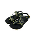 Chaco Women's ZX/2 Classic Sandal Green Yellow Strappy Size W8 Vibram Sole