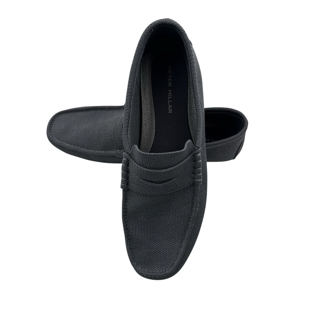 Peter Millar Crown Cruise Driving Loafers Gray Casual Shoe Mens Size 12