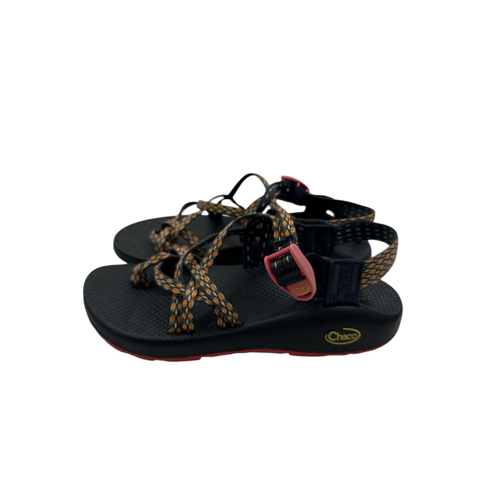 Chaco Women's ZX2 Classic Sandal in Crest Citrus Toe-Loop Hiking Sandals Size 8