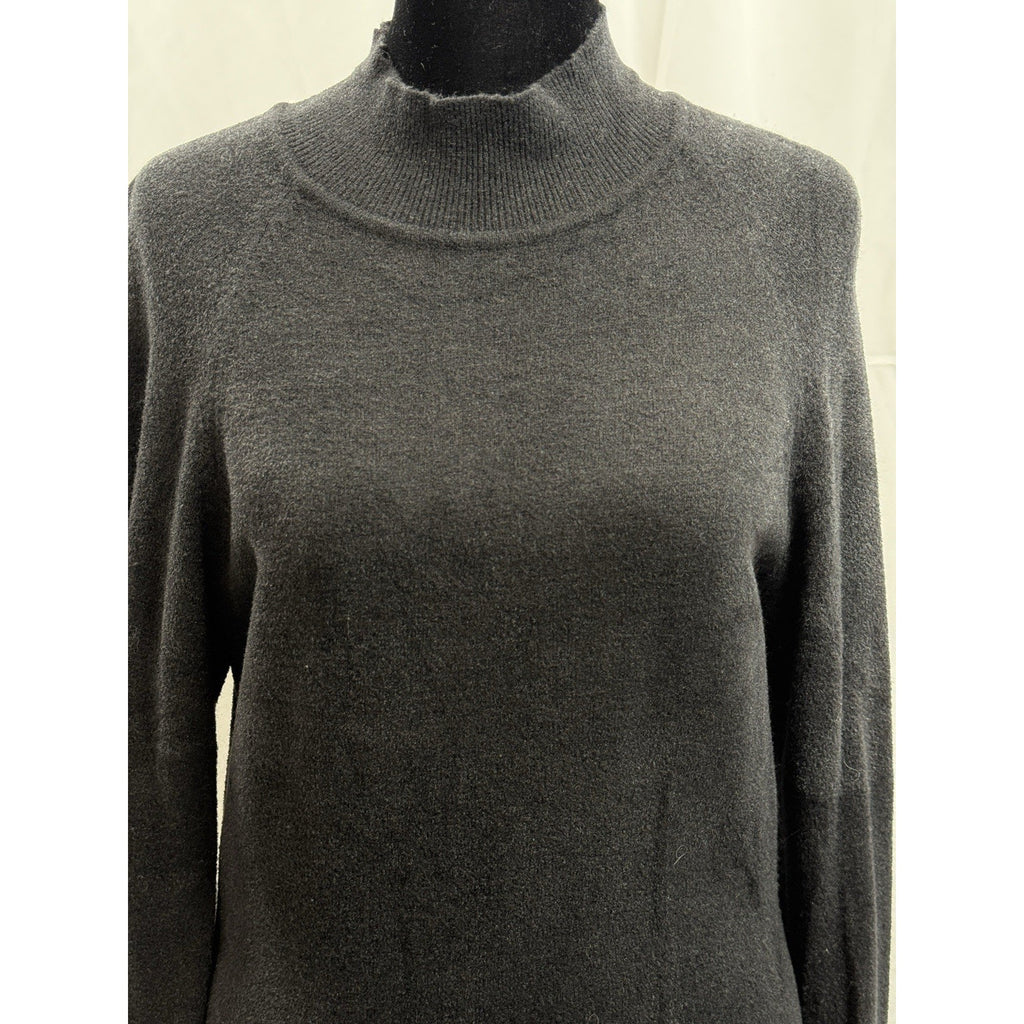 EXLURA Black Knit Sweater Dress Size M Women's