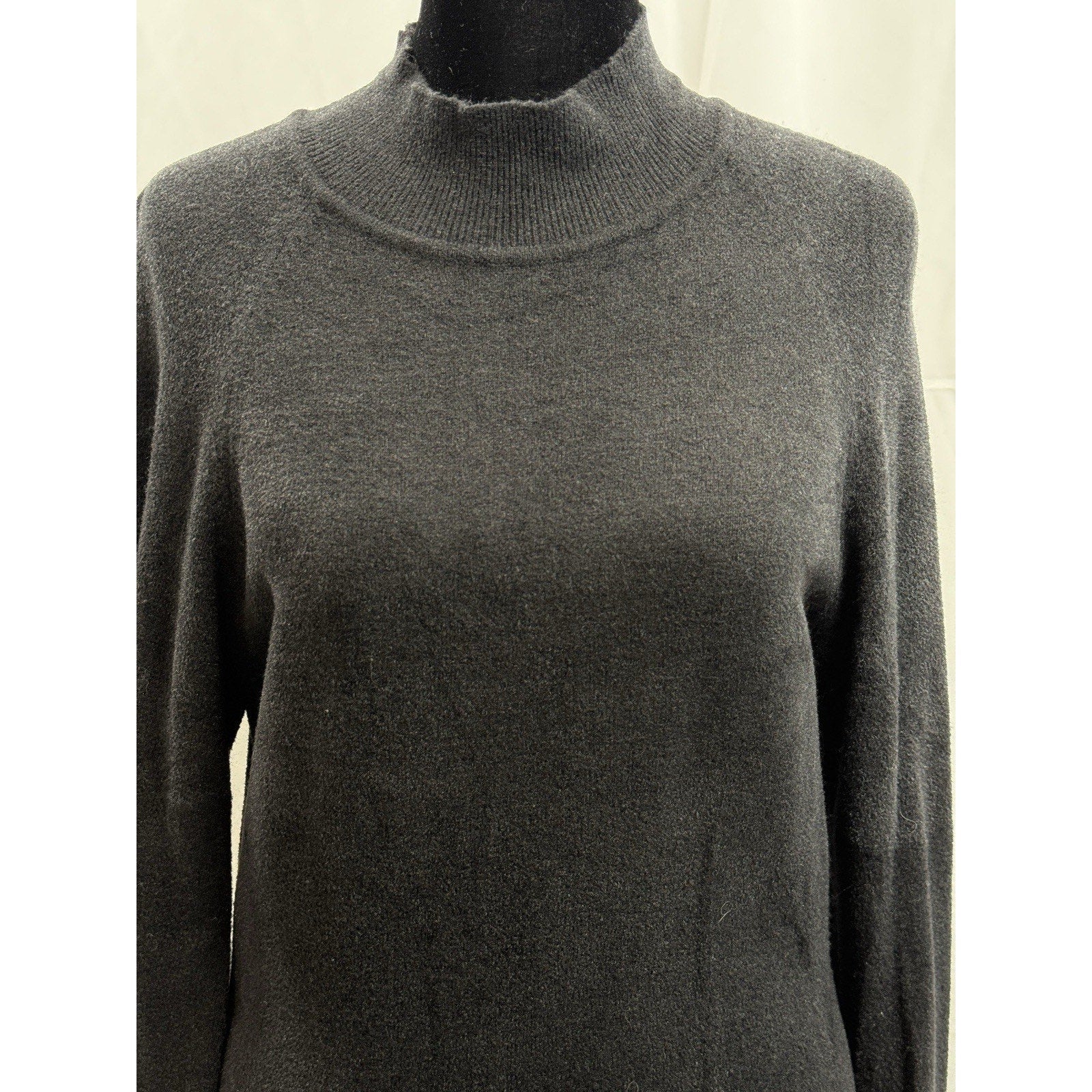 EXLURA Black Knit Sweater Dress Size M Women's