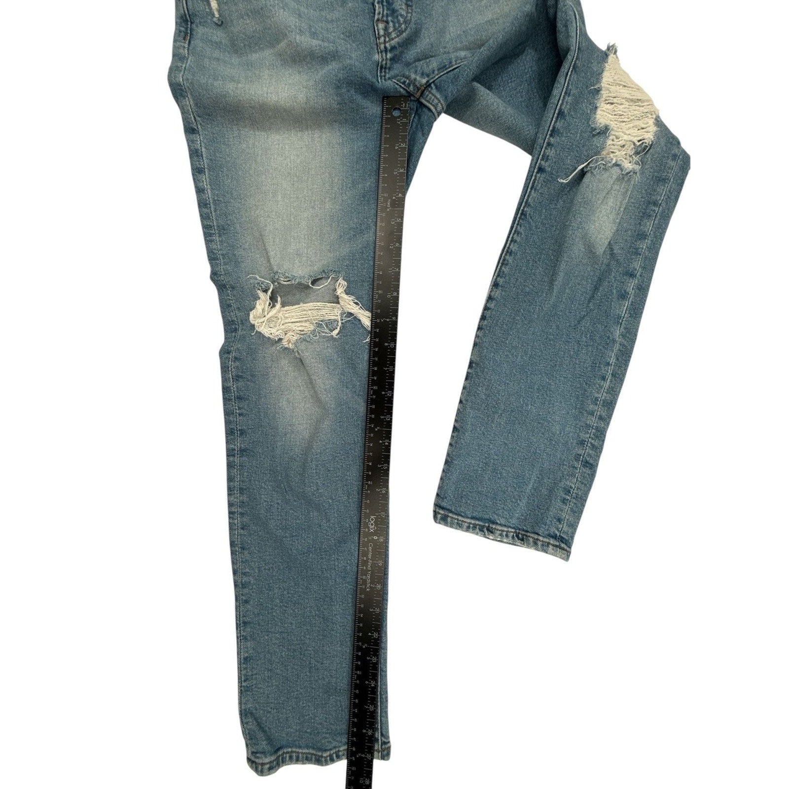 Madewell The Perfect Vintage Jean in Denman Wash Distressed Size 26