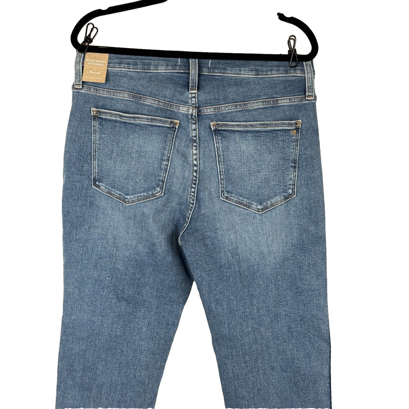 Madewell Roadtripper stovepipe jeans. 31 p