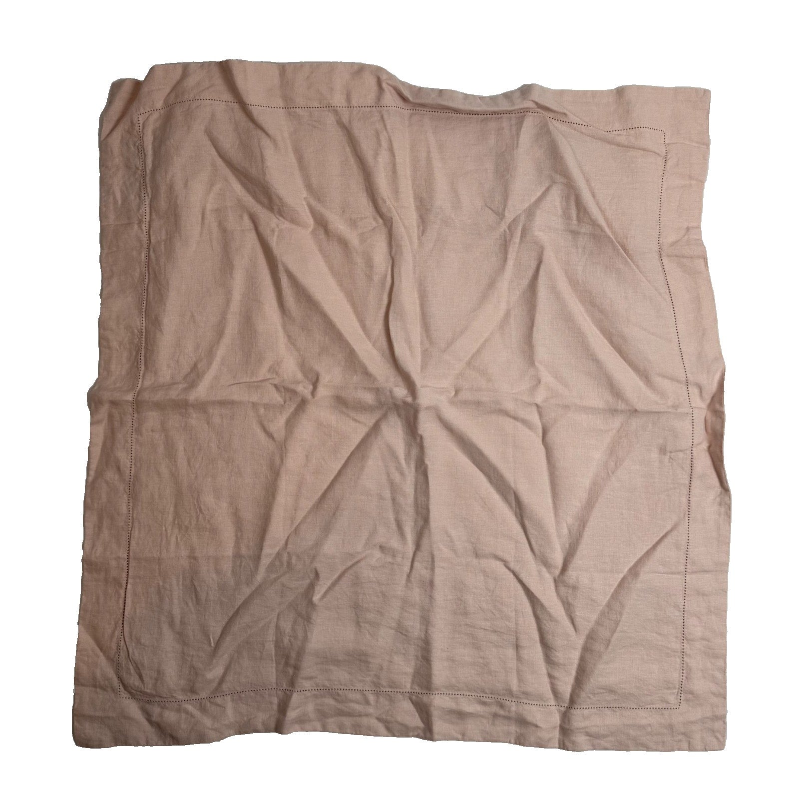 Pottery Barn Euro Sham- 26” x 26” Belgian Linen Soft Rose pink