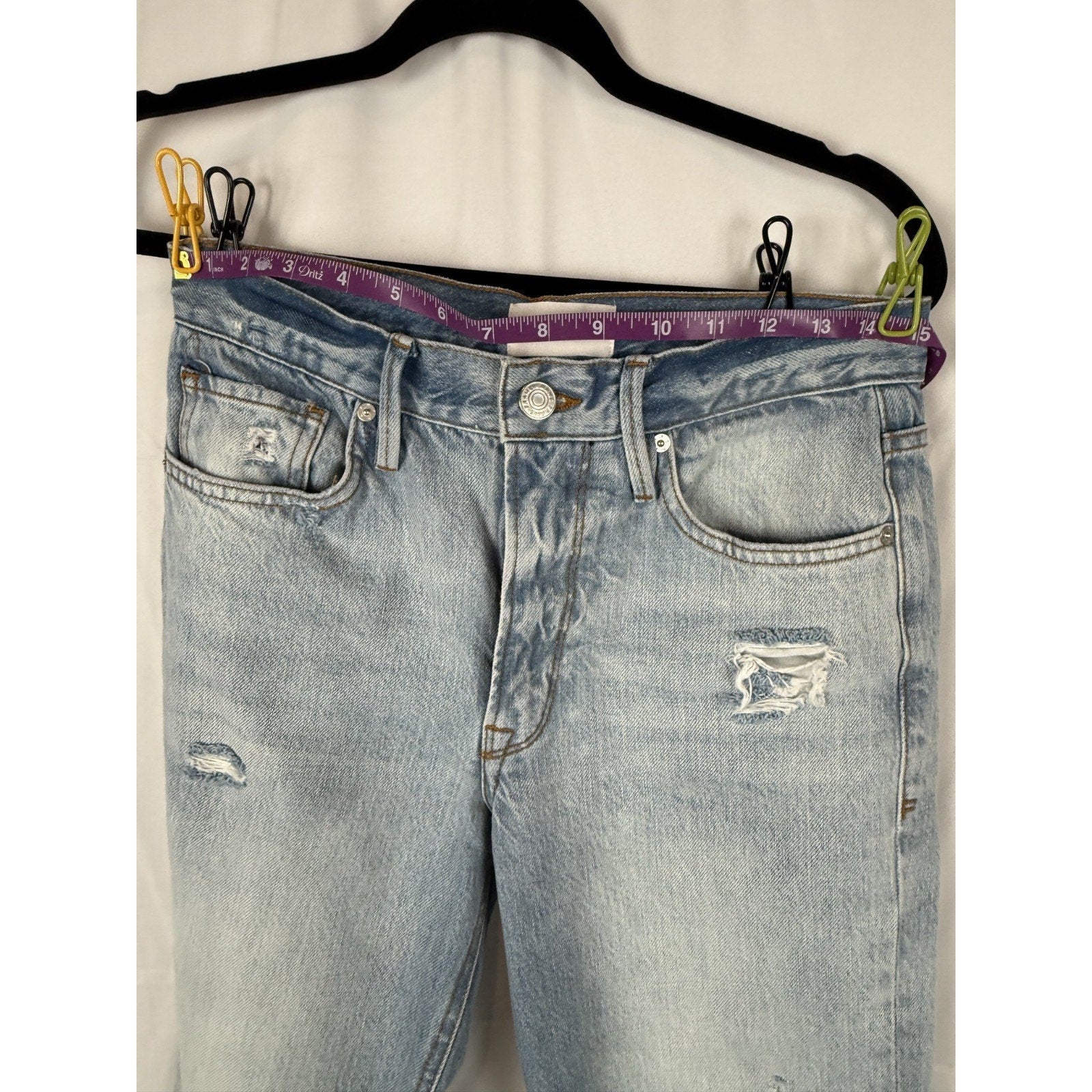 Frame Le Piper Distressed Denim Jeans size 26