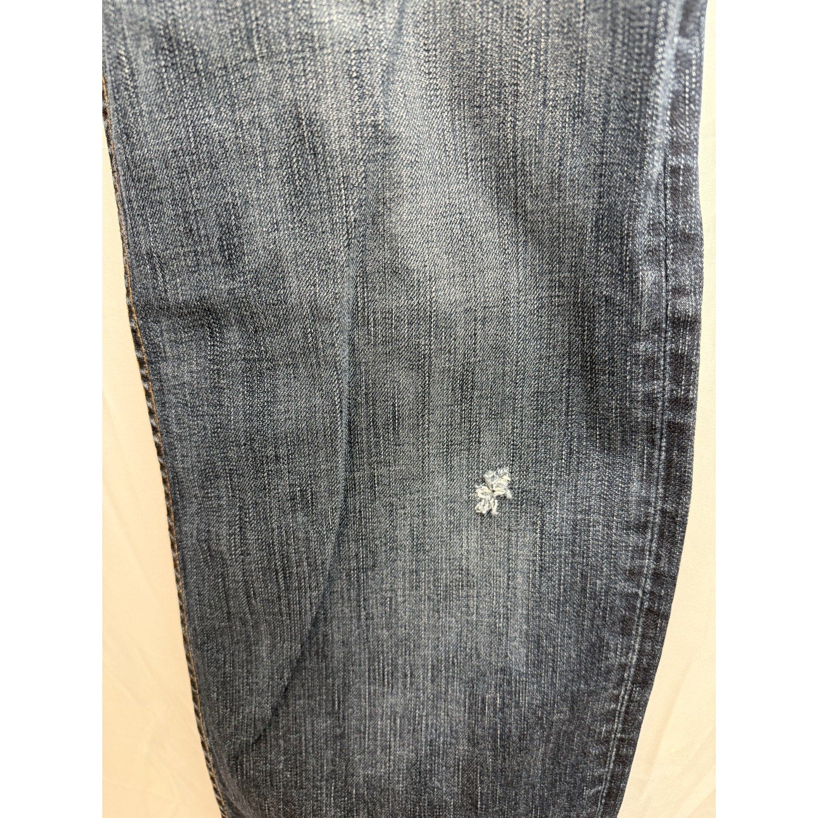 Mens Hudson Button Fly Bootcut Jeans 32 x 33