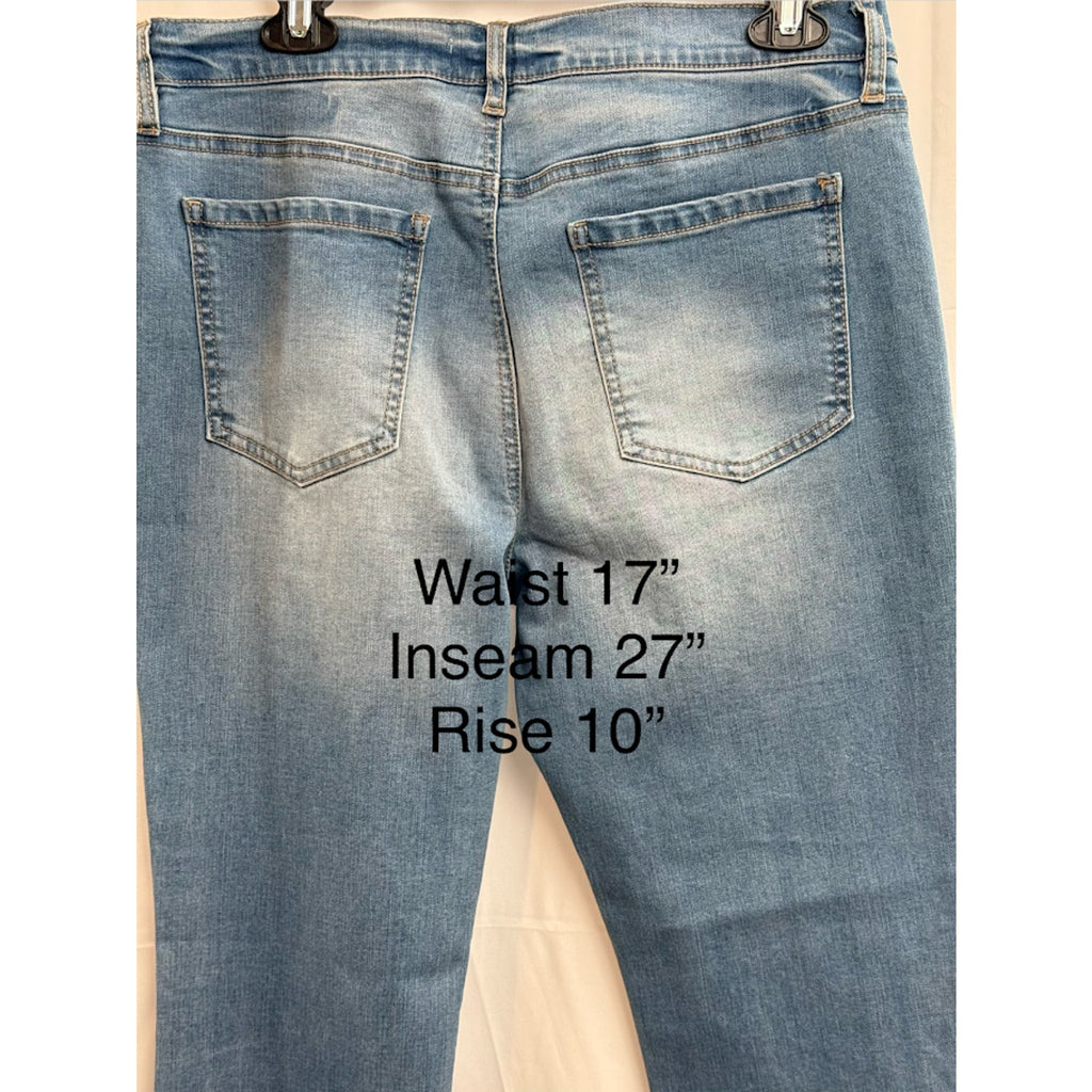 Womens Harper Heritage High Rise Kick Crop Jeans Size 29