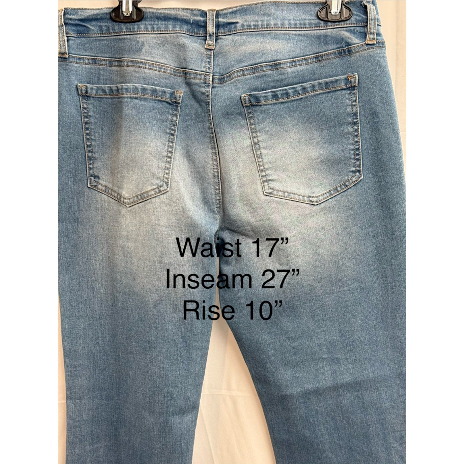 Womens Harper Heritage High Rise Kick Crop Jeans Size 29