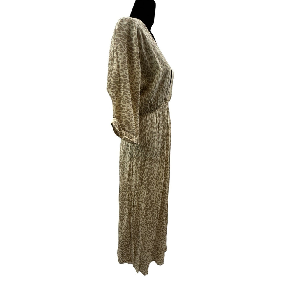 Girl and the Sun Verity Maxi Dress in Muted Leopard NWT size S