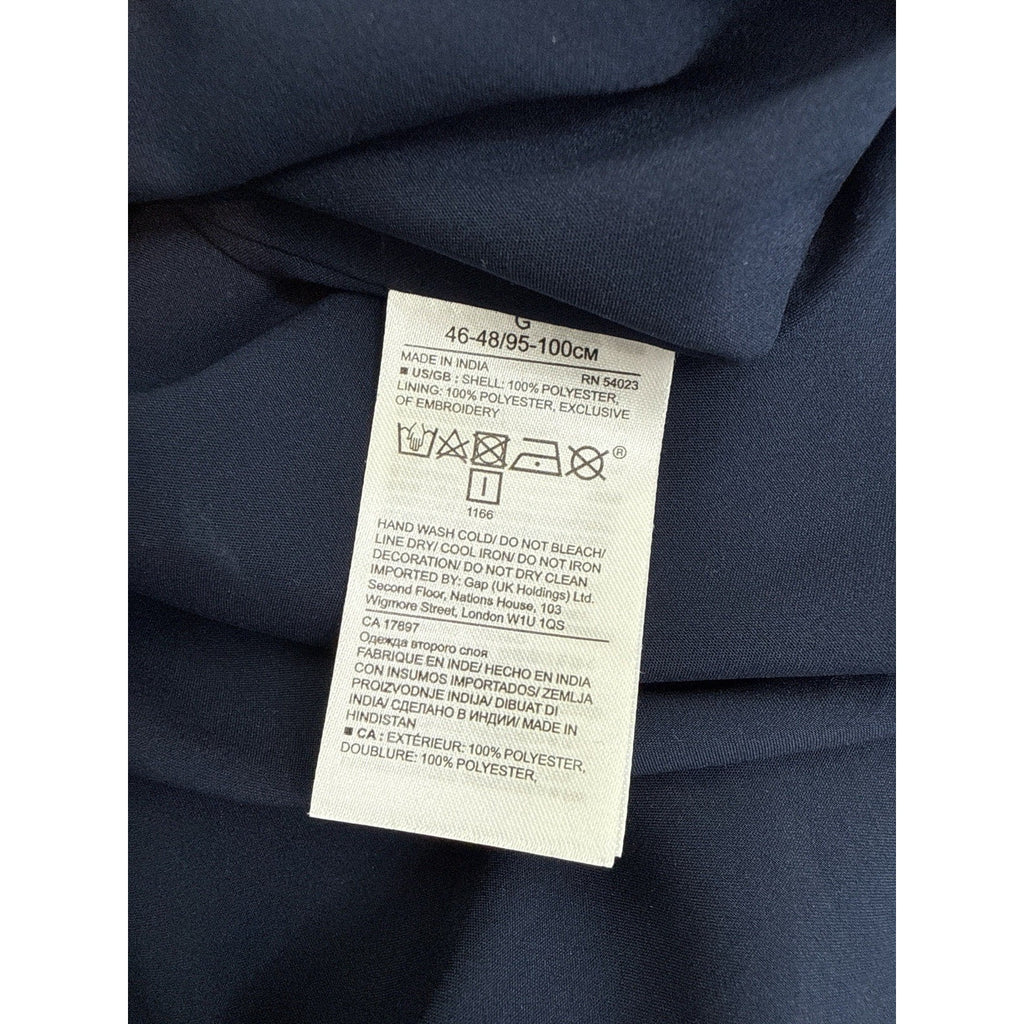 Banana Republic Size L Womens Navy Blue Embellished Jewel Beaded Dress