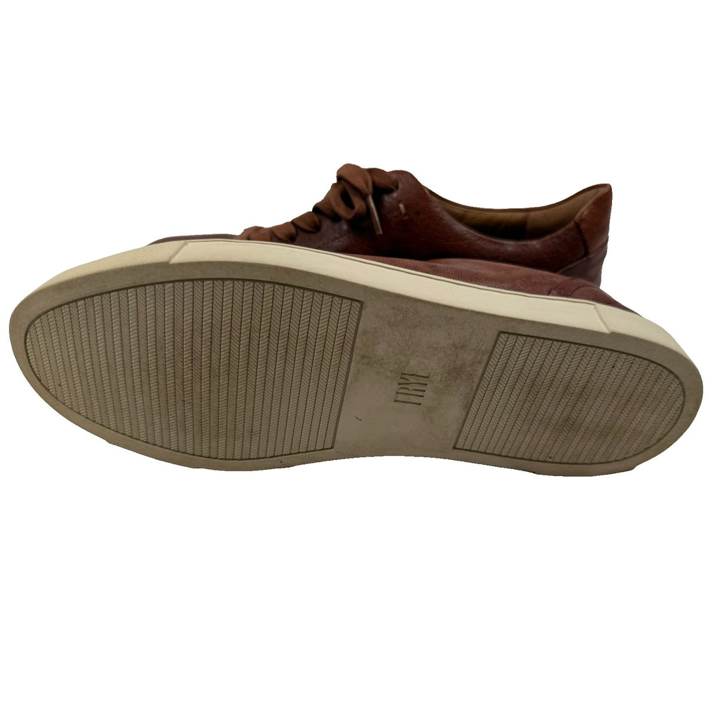 Frye Ivy Low Lace Sneaker in Cognac Women’s 6.5