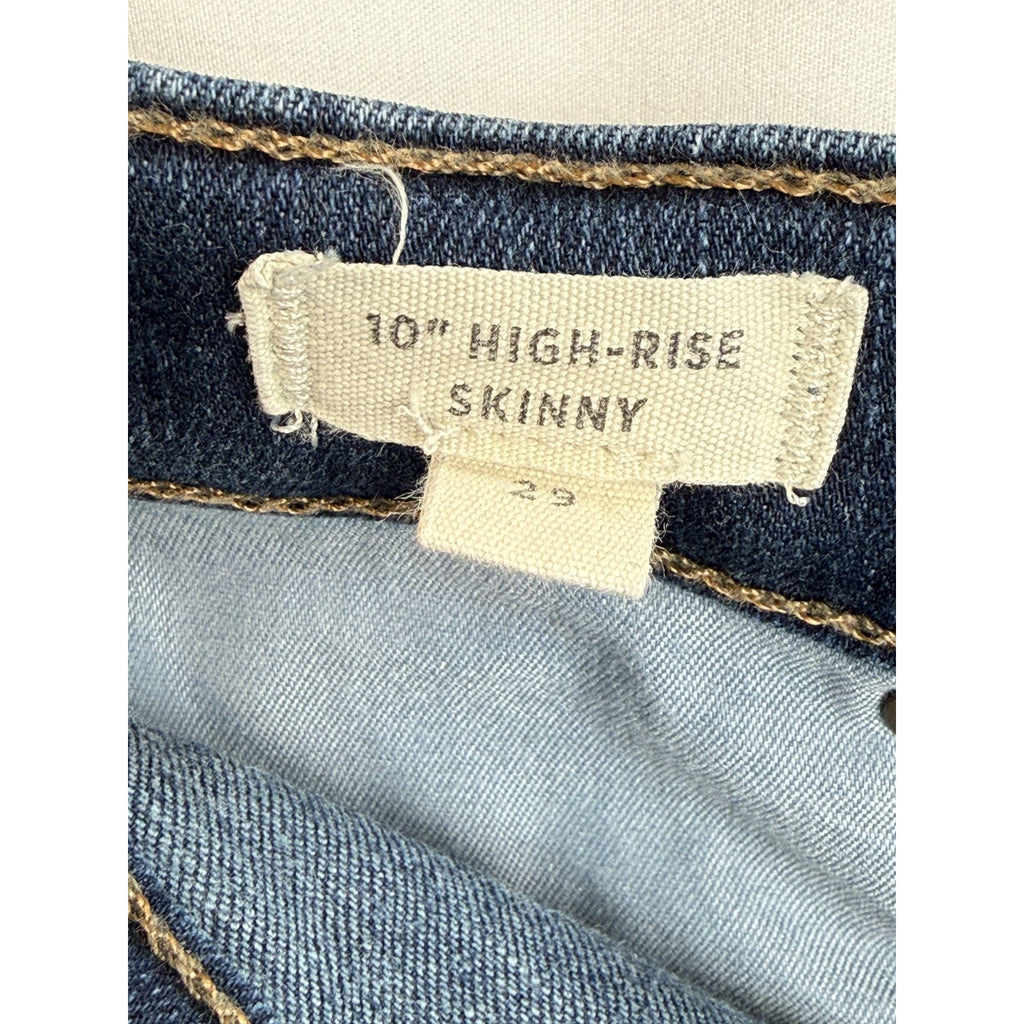 Madewell 10" High- Rise Skinny Jeans Size 29