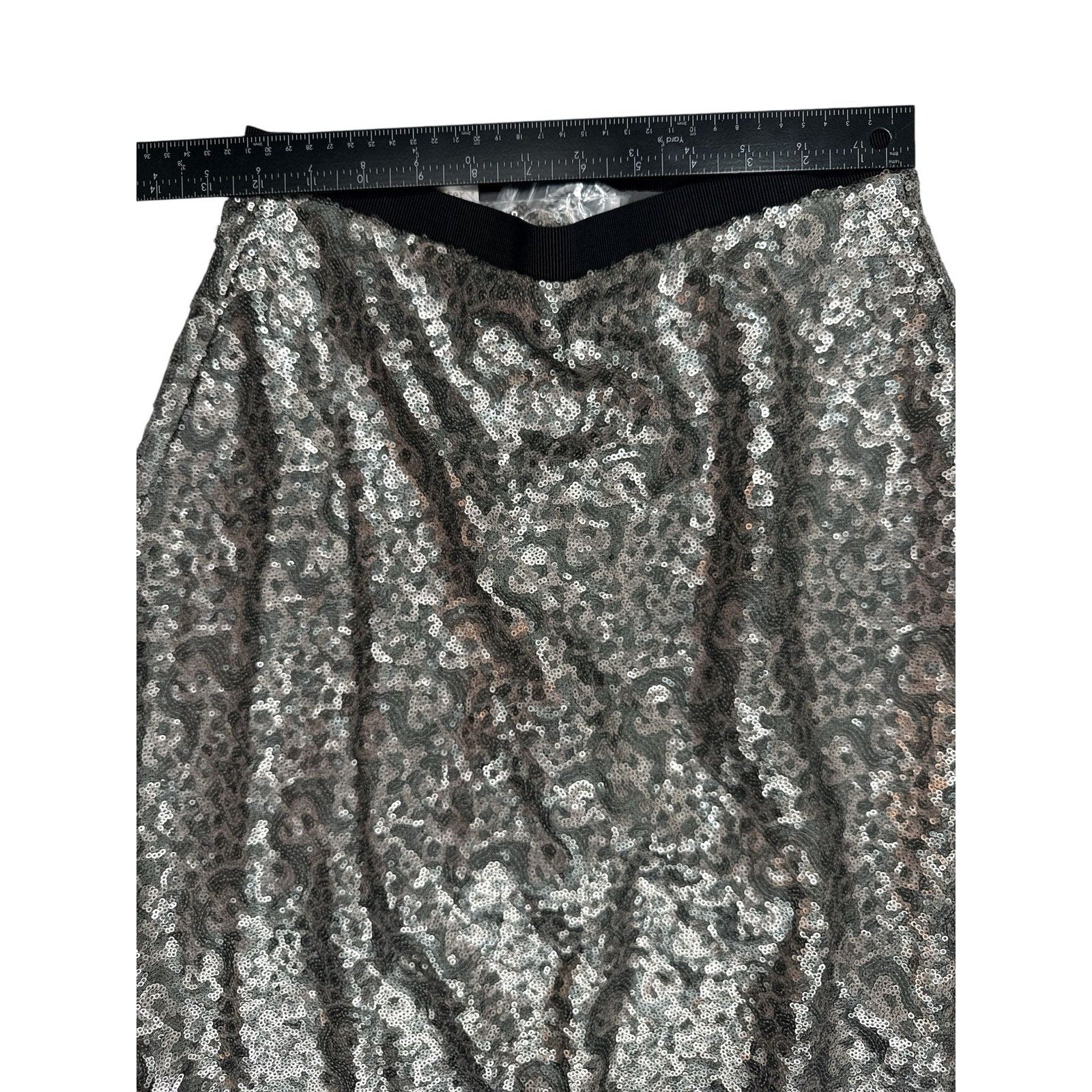 Corey Lynn Calter Anthropologie Sequin Maxi Skirt size 4 Petite