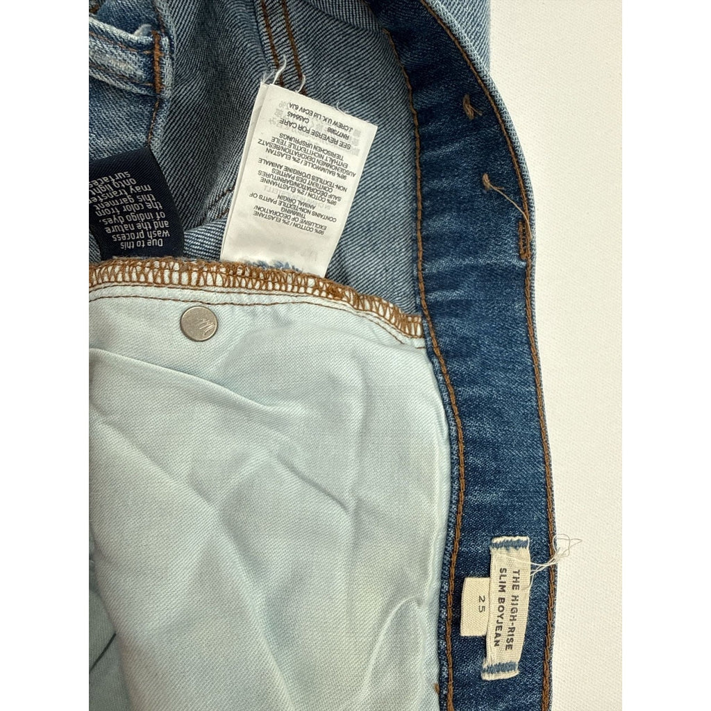 Madewell The High-Rise Slim boyfriend Jeans Size 25