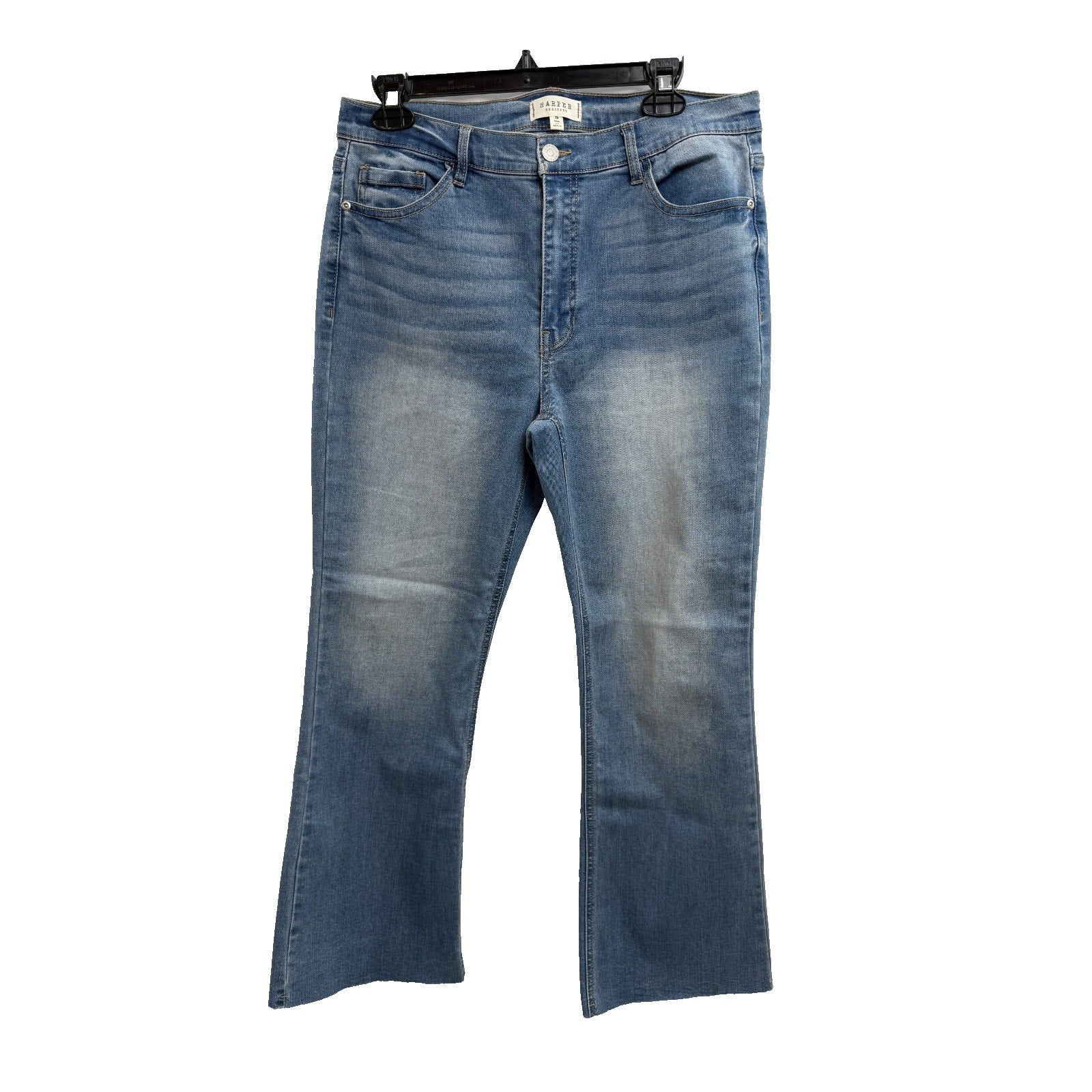 Womens Harper Heritage High Rise Kick Crop Jeans Size 29