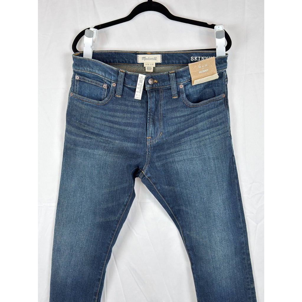 Mens Madewell skinny jeans NWTs 34 x32 NWTs