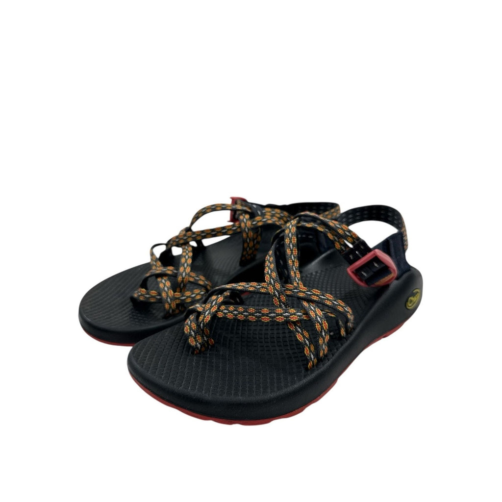 Chaco Women's ZX2 Classic Sandal in Crest Citrus Toe-Loop Hiking Sandals Size 8