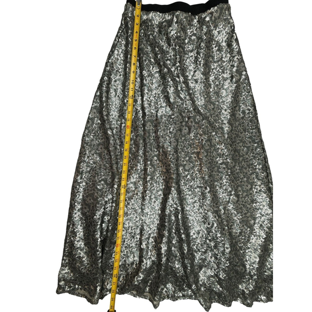 Corey Lynn Calter Anthropologie Sequin Maxi Skirt size 4 Petite
