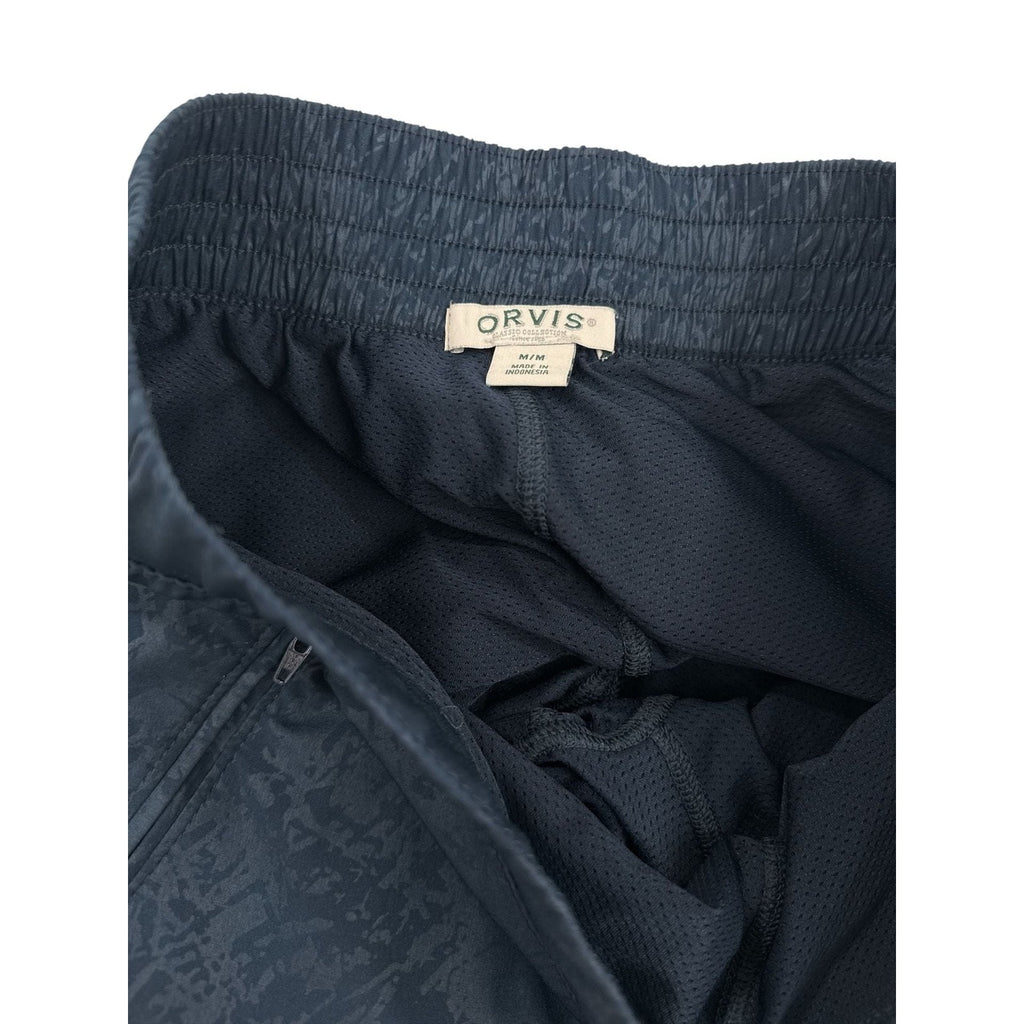 Orvis Women's Medium Embossed Pull-On Travel Skort in Shattered Navy Blue