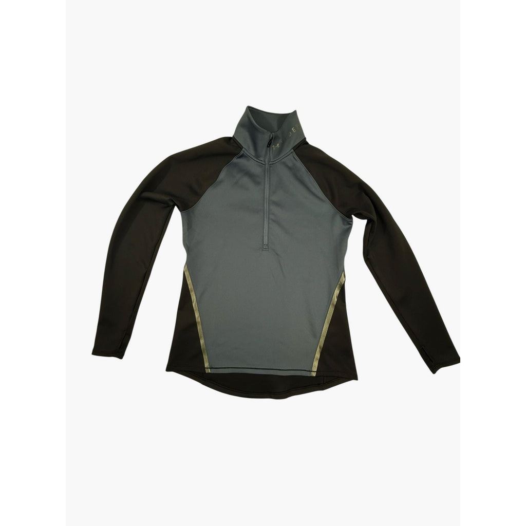 Under Armour Women's ColdGear Armour Colorblock 1/2 Zip Pullover Top size L